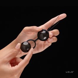 LELO - LUNA BEADS NOIR: Bolas Chinesas LELO para Fortalecimento Pélvico - VIBRA24 SEXSHOP