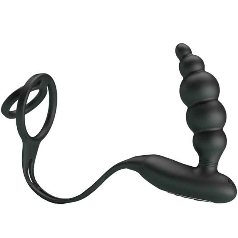 PRETTY LOVE - ANÉIS PARA PÊNIS COM PLUG VIBRADOR - VIBRA24 SEXSHOP