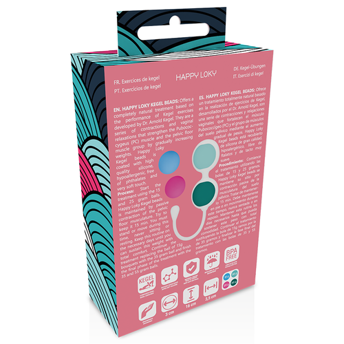 Bolas de Kegel HAPPY LOKY para Fortalecimento e Bem-Estar Feminino