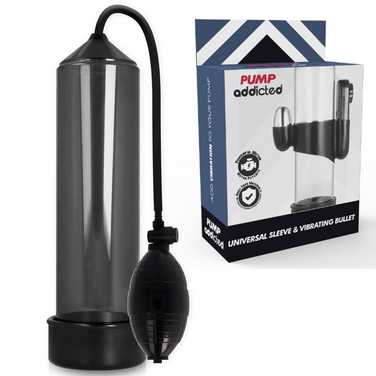 PUMP ADDICTED - VIBRADOR PRETO RX3 - VIBRA24 SEXSHOP