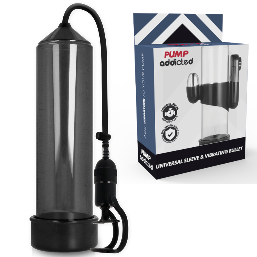 PUMP ADDICTED - VIBRADOR PRETO RX5 - VIBRA24 SEXSHOP