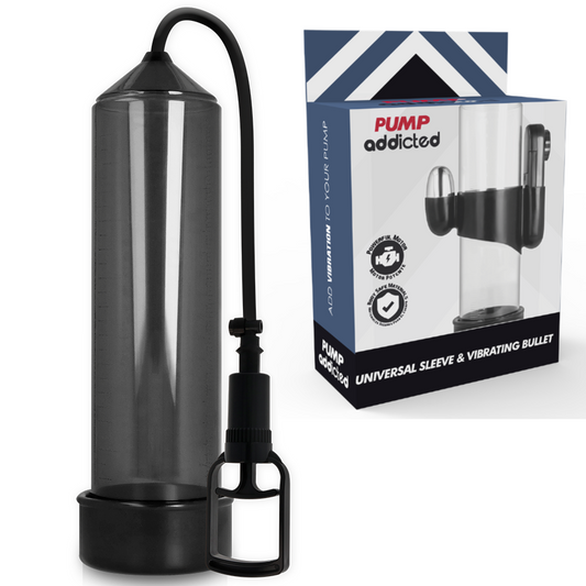 PUMP ADDICTED - VIBRADOR PRETO RX7 - VIBRA24 SEXSHOP