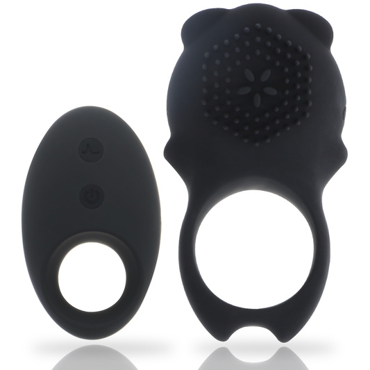 MIA - COLOSSEO ANEL DE CONTROLE REMOTO PRETO - VIBRA24 SEXSHOP