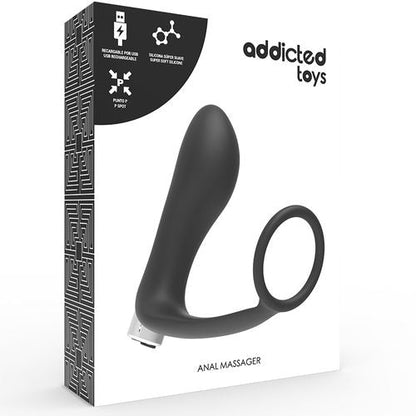 Vibrador Prostático Recarregável ADDICTED TOYS Modelo 1 Preto - VIBRA24 SEXSHOP