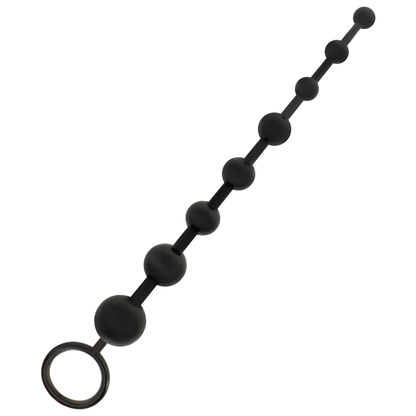 ADDICTED TOYS - CONTAS ANAIS 29 CM PRETAS - VIBRA24 SEXSHOP