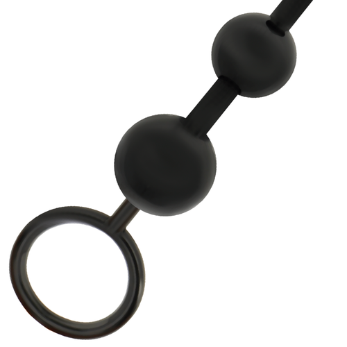 ADDICTED TOYS - Contas Anais Pretas 29 cm para Prazer Aumentado