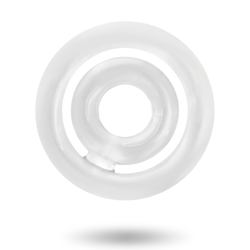 ADDICTED TOYS - POTENZ: Anel Peniano Transparente para Intensificar o Prazer - VIBRA24 SEXSHOP