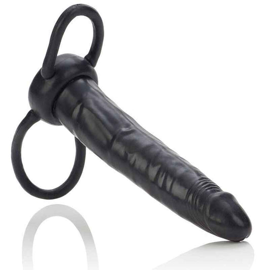 CALEXOTICS - ACOMODADOR DUPLO PENETRADOR PRETO - VIBRA24 SEXSHOP