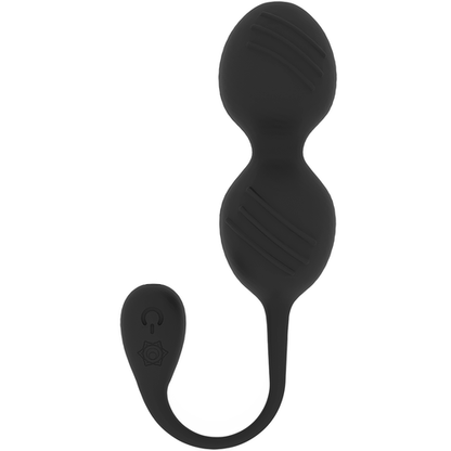 RITHUAL - Bolas de Kegel Vibratórias Recarregáveis Nisha Pretas para Fortalecimento do Assoalho Pélvico - VIBRA24 SEXSHOP