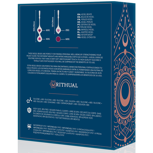 RITHUAL - Conjunto de Treinamento Pélvico Deva Aqua Green para Saúde Íntima - VIBRA24 SEXSHOP