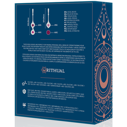 RITHUAL - Conjunto de Treinamento Pélvico Deva Aqua Green para Saúde Íntima - VIBRA24 SEXSHOP