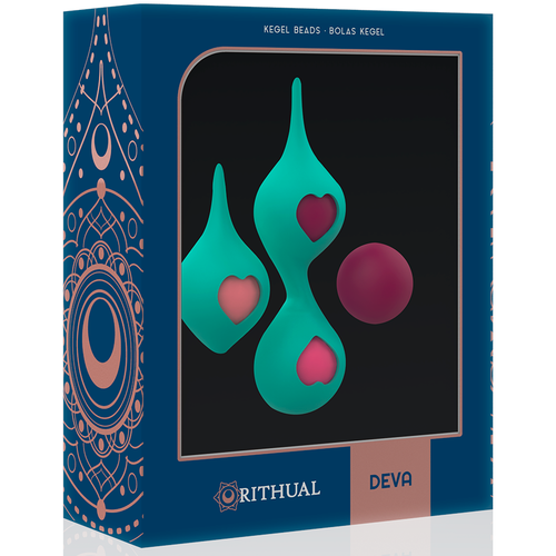 RITHUAL - Conjunto de Treinamento Pélvico Deva Aqua Green para Saúde Íntima - VIBRA24 SEXSHOP