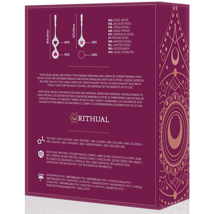 Conjunto de Treinamento Pélvico RITHUAL - Orquídea para Fortalecimento e Bem-Estar - VIBRA24 SEXSHOP