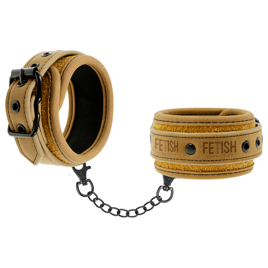 FETISH SUBMISSIVE ORIGIN - ALGEMAS DE COURO VEGANAS COM FORRO DE NEOPRENE - VIBRA24 SEXSHOP