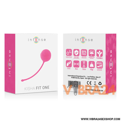 INTENSE - Bola de Kegel Silicone Fúcsia KISHA FIT ONE - VIBRA24 SEXSHOP