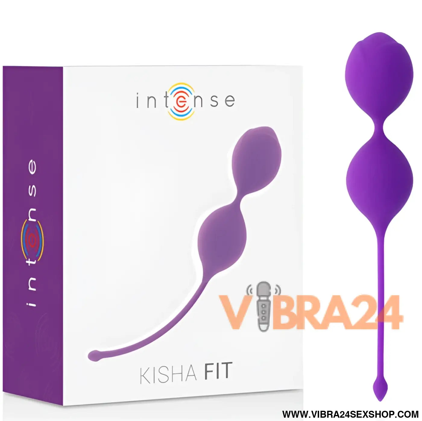 INTENSE - Bola de Kegel Silicone Lila Kisha Fit - VIBRA24 SEXSHOP