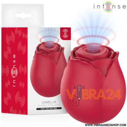 INTENSE - CAMELLIA SUCÇÃO CLITORIAL ROSE BY WAVES BORDEAUX