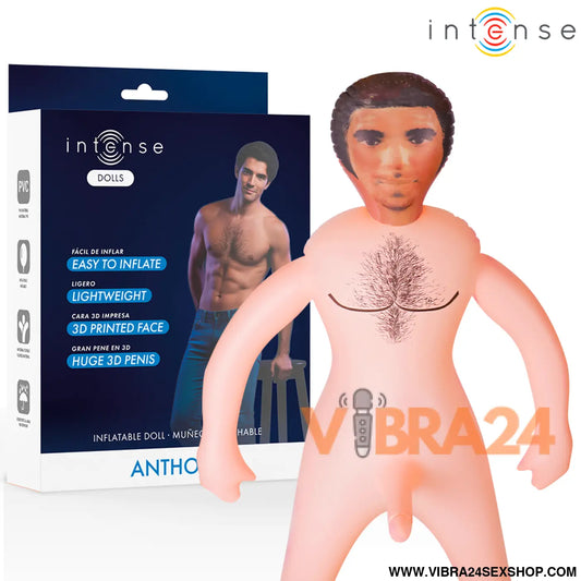 INTENSE DOLLS - BONECA INFLÁVEL ANTHONY COM PÊNIS 3D
