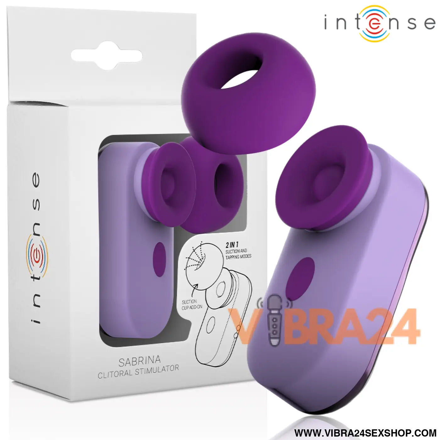 INTENSE - ESTIMULADOR DE CLITÓRIS SABRINA ROXO