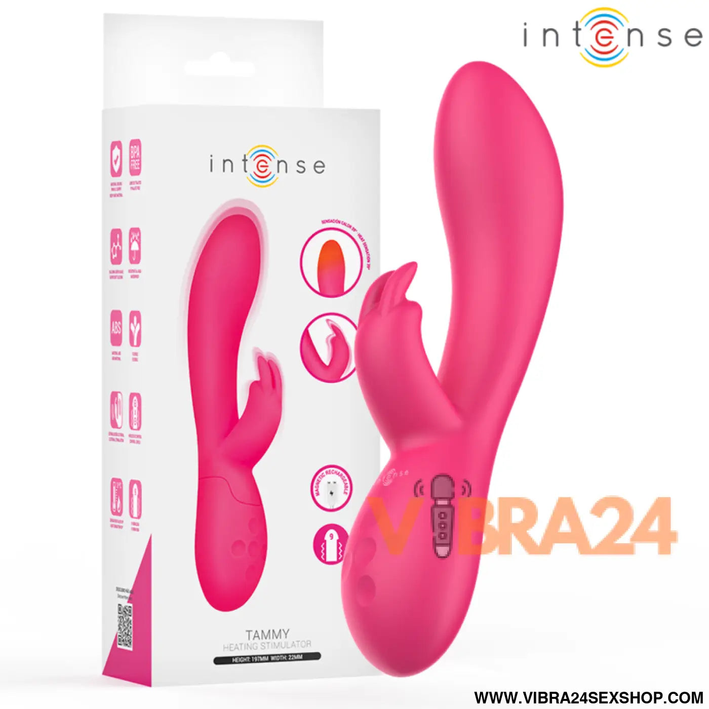 INTENSE - ESTIMULADOR DE RABO TAMMY COM CALOR