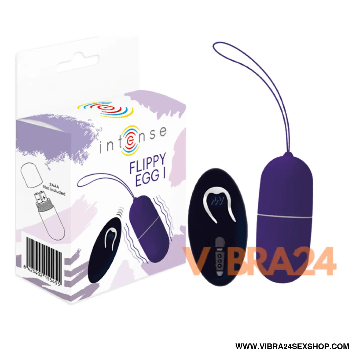 INTENSE - FLIPPY I VIBRATING OGG COM CONTROLE REMOTO ROXO