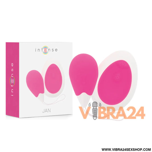 INTENSE - JAN EGG VIBRADOR CONTROLE REMOTO ROSA