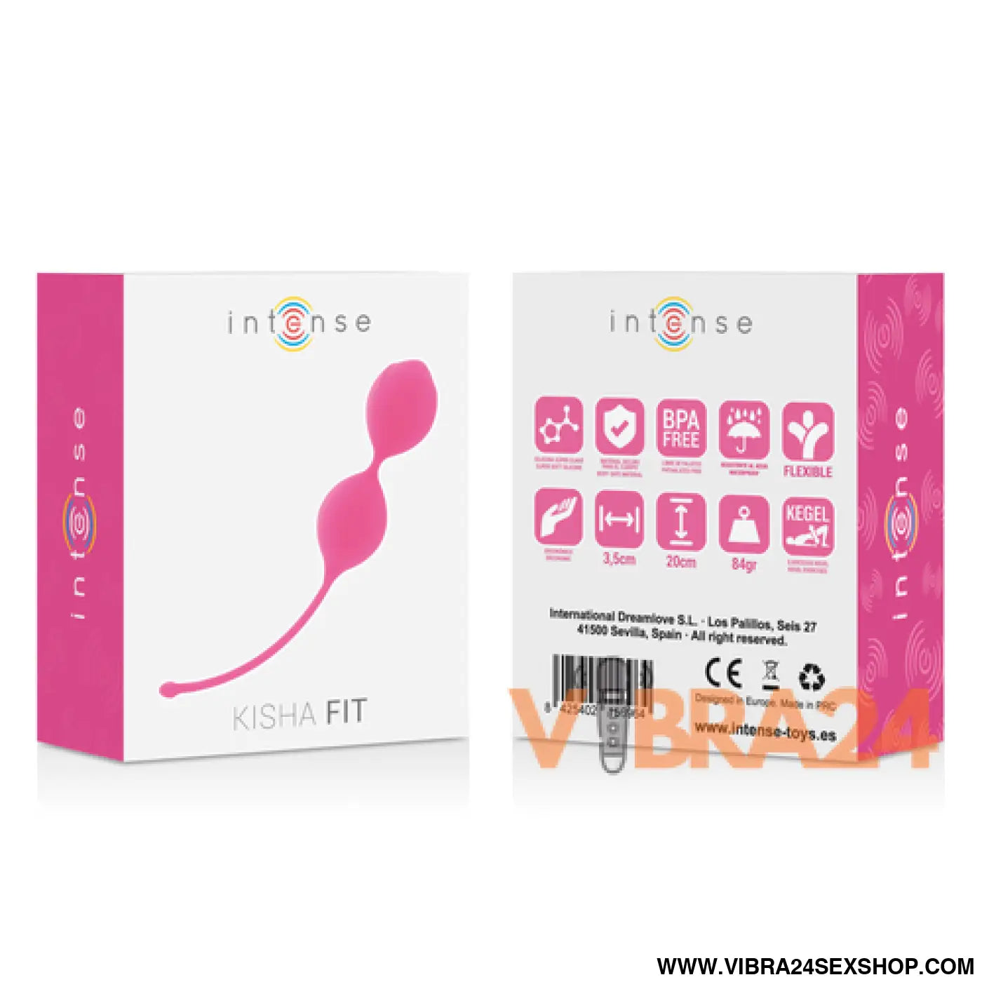 INTENSE - KISHA FIT: Kegel Silicone Kisha Fit Fúcsia - VIBRA24 SEXSHOP
