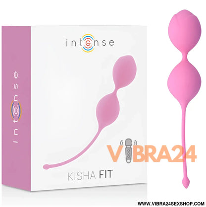 INTENSE - KISHA FIT Kegel Silicone Rosa para Fortalecer os Músculos Pélvicos - VIBRA24 SEXSHOP
