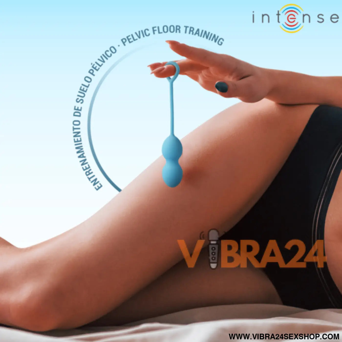 INTENSE - KIT BOLAS DE KEGEL CHARLI AZUL - VIBRA24 SEXSHOP