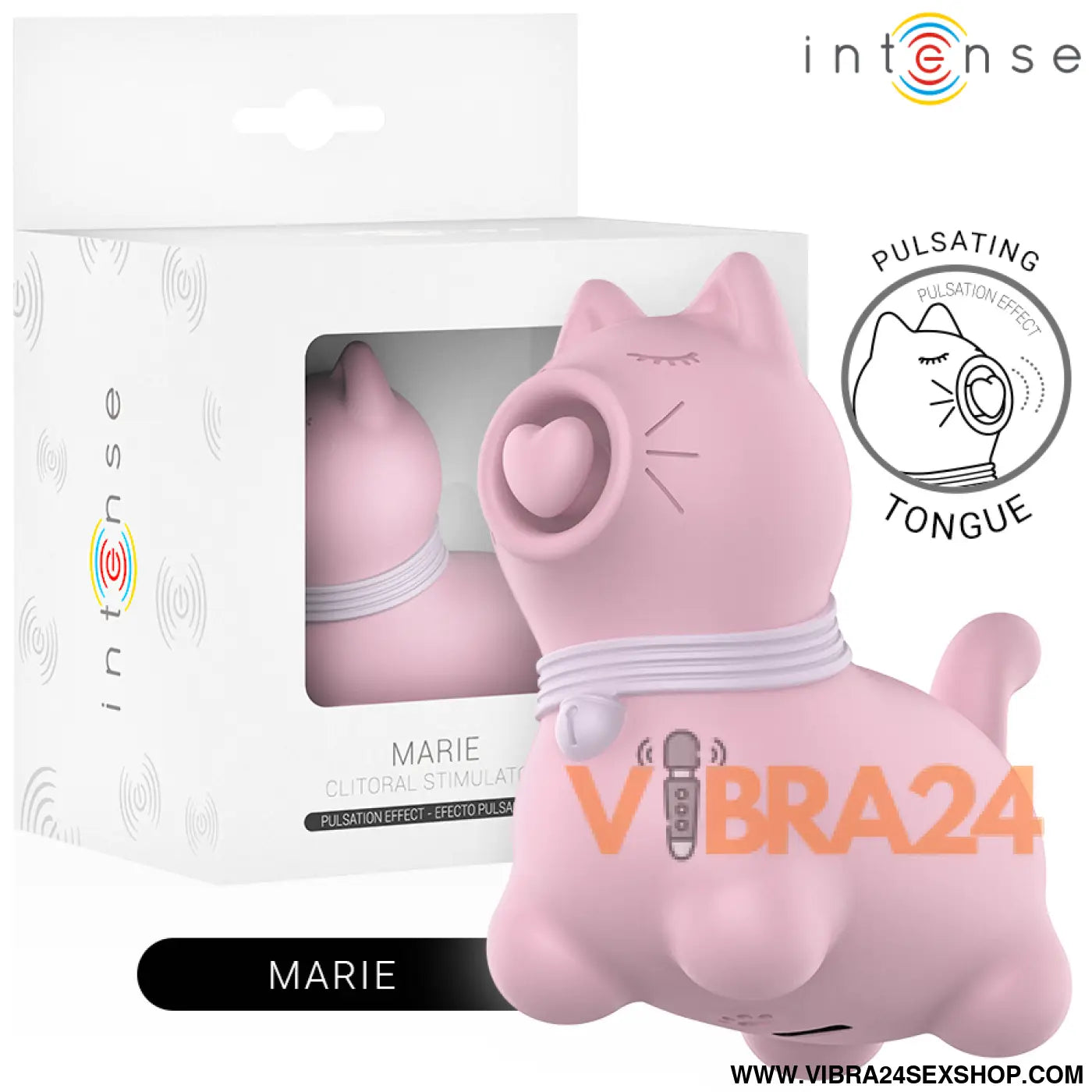 INTENSE - MARIE PINK EFEITO DE PULSAÇÃO ESTIMULADOR LÍNGUA