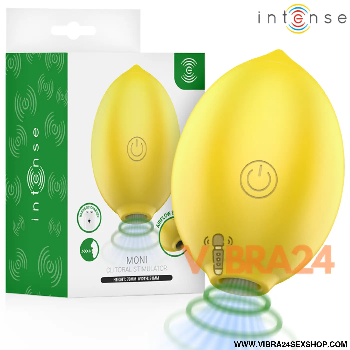 INTENSE - MONI LEMON ESTIMULADOR DE SUCÇÃO DO CLITÓRIS