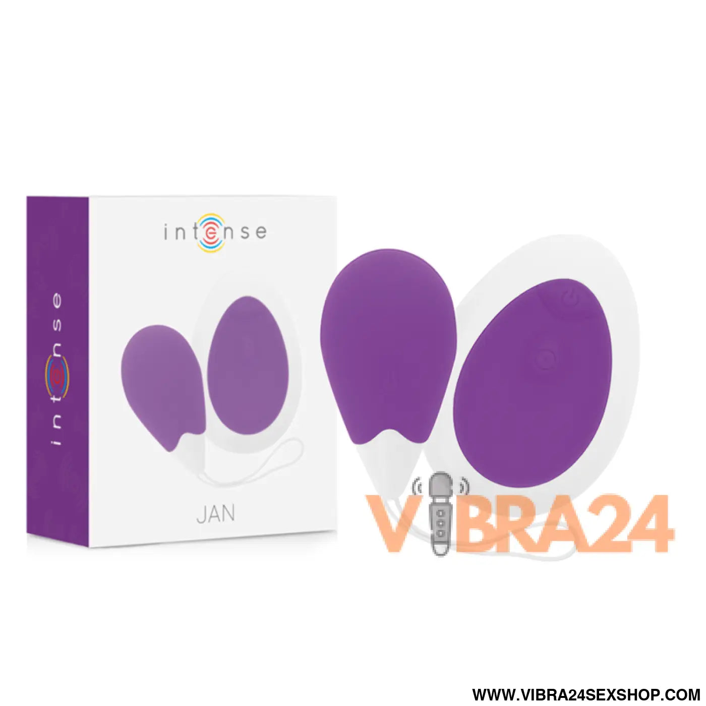 INTENSE - OVO VIBRANTE DE CONTROLE REMOTO JAN LILAC