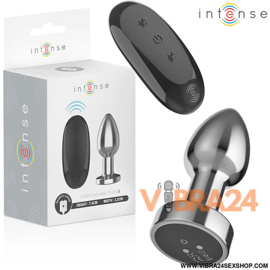 INTENSE - PLUG ANAL 10 VIBRAÇÕES METAL COM CONTROLE REMOTO S