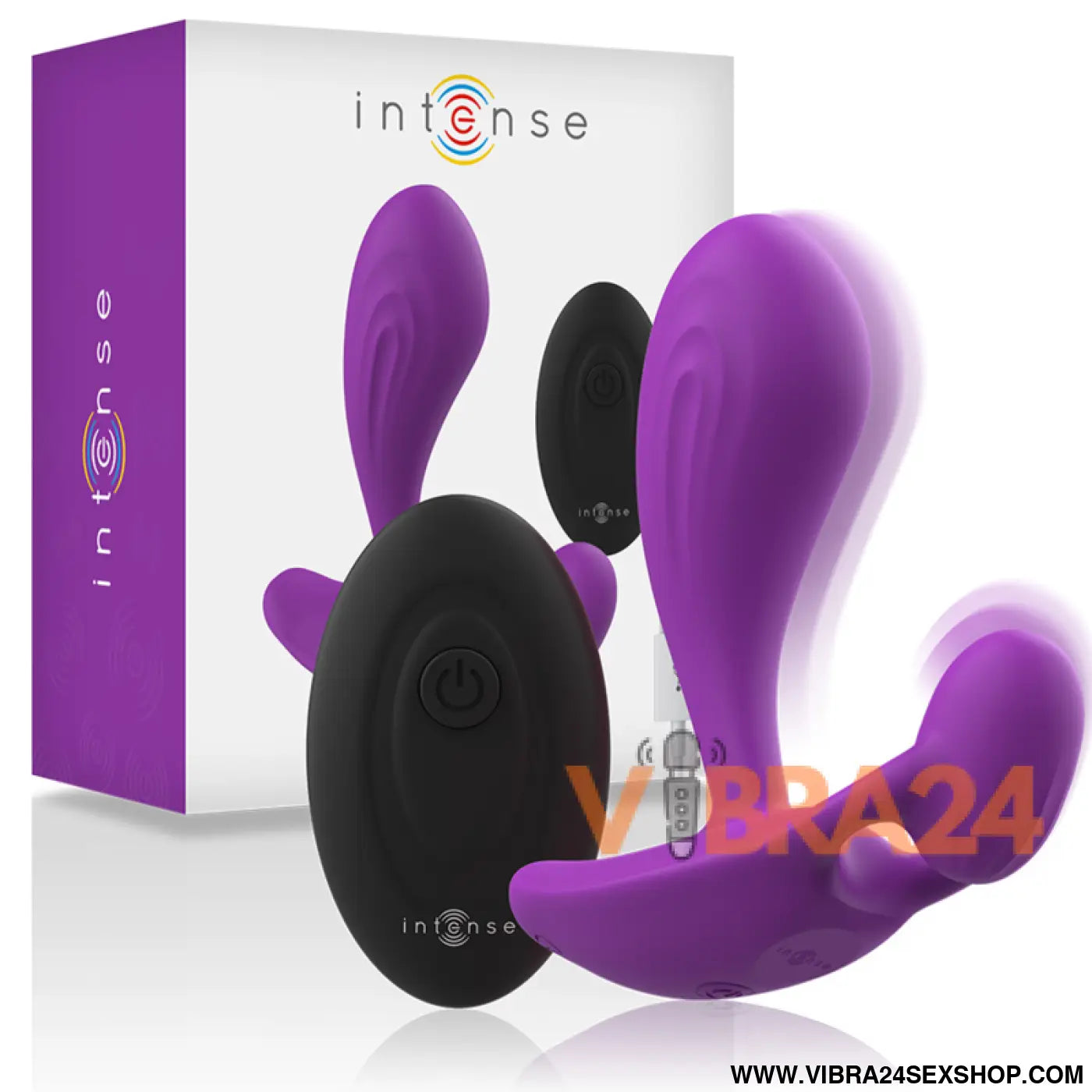 INTENSE - SHELLY PLUG ANAL CONTROLE REMOTO ROXO
