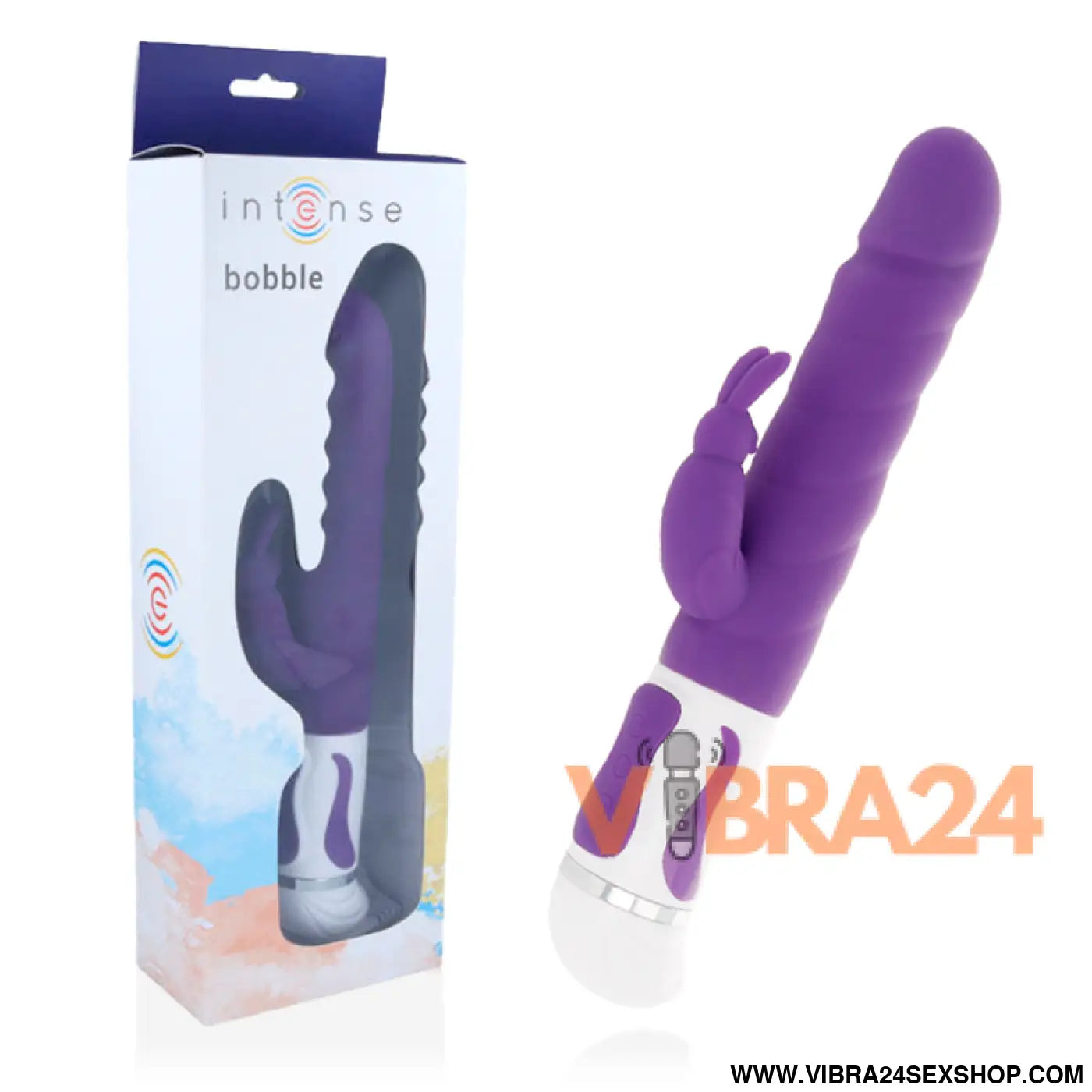 INTENSE - VIBRADOR BOBBLE ROTATOR LILAC SILICONE