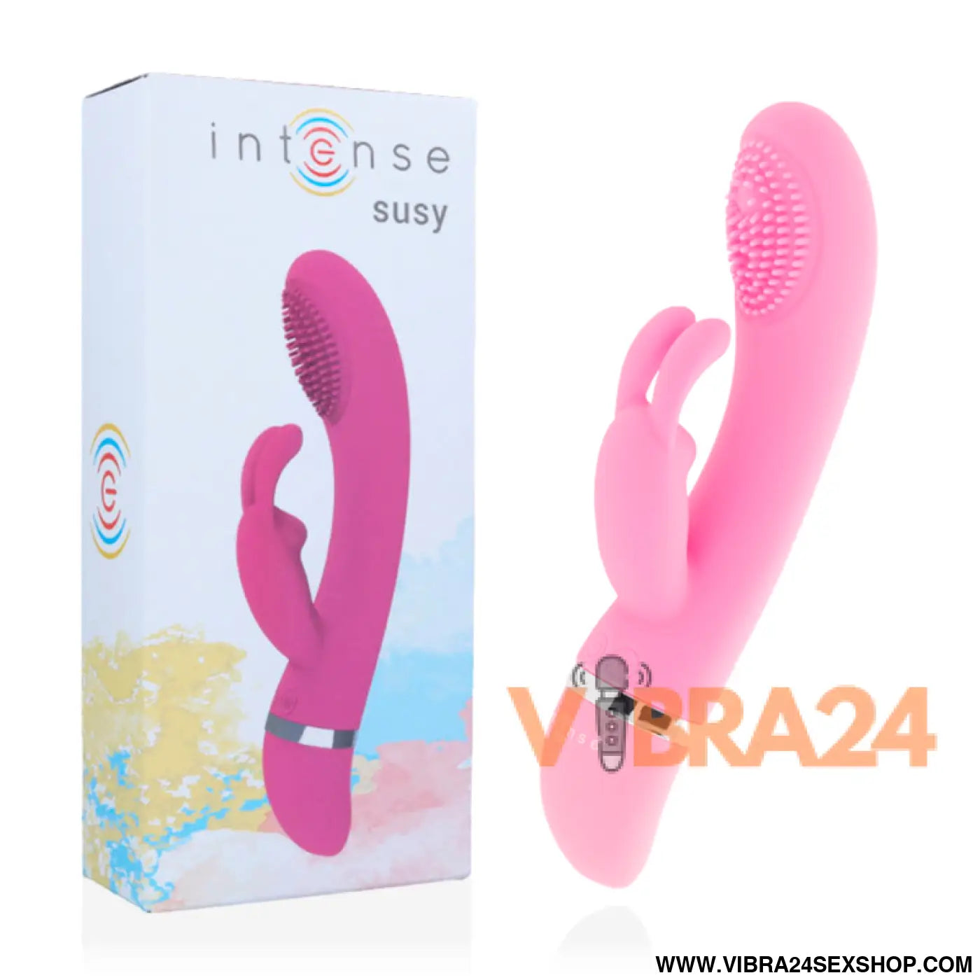 INTENSE - VIBRADOR OSCILANTE SUSY COELHO DE SILICONE ROSA
