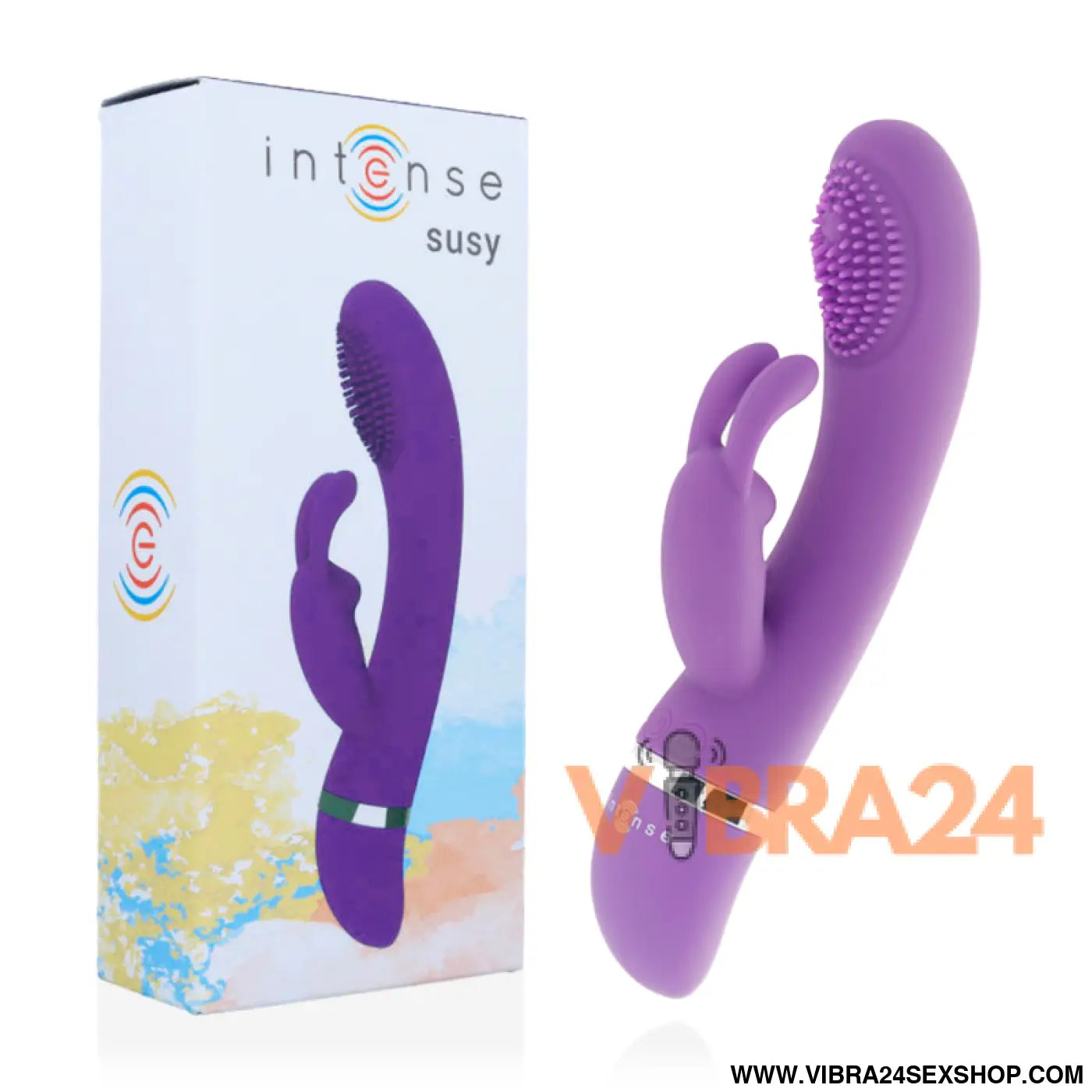 INTENSE - VIBRADOR OSCILANTE SUSY SILICON RABBIT LILAC