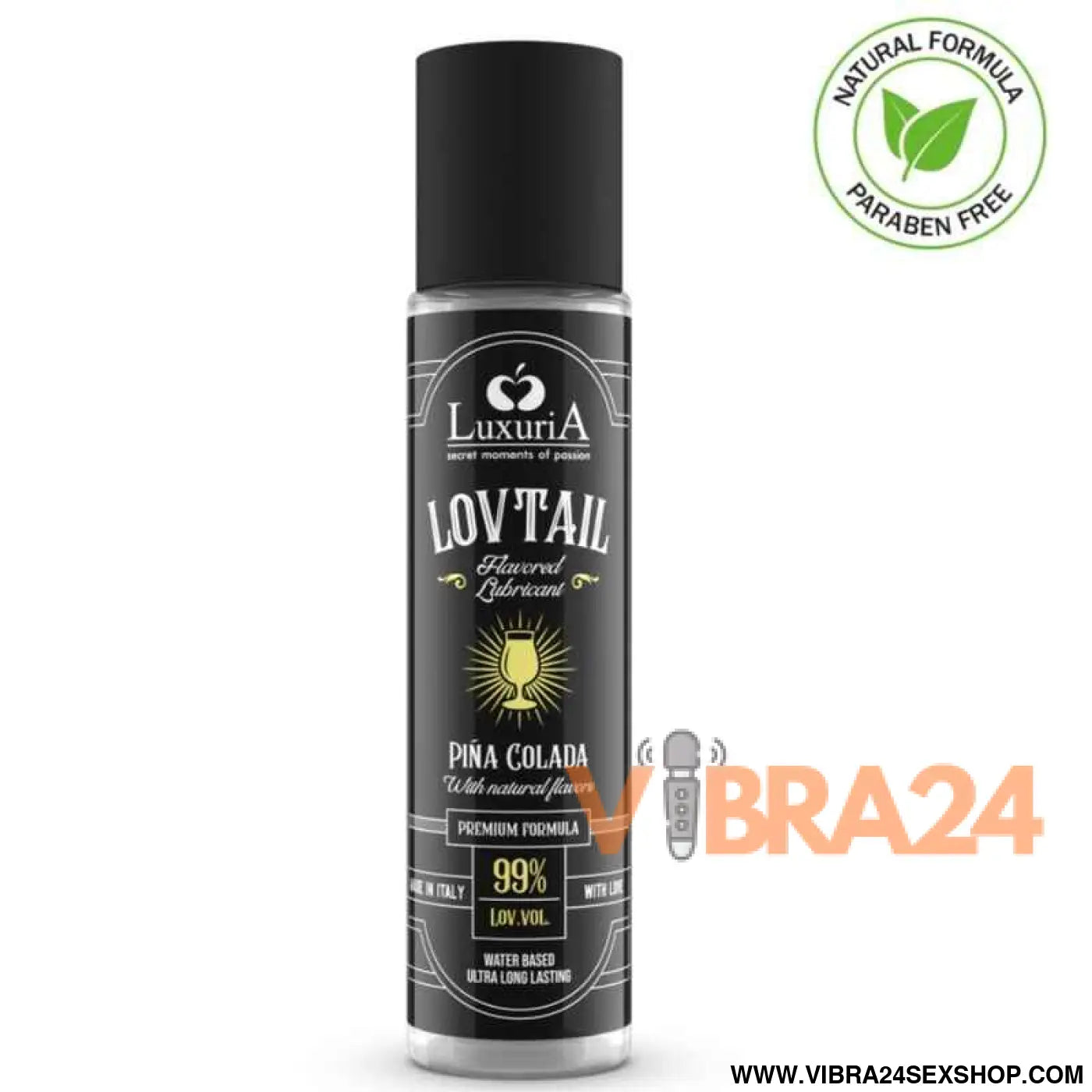 INTIMATELINE - LUBRIFICANTE LOVTAIL BASE DE GUA LUXURIA PIÑA COLADA 60 ML