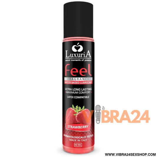 INTIMATELINE - LUXURIA FEEL LUBRIFICANTE BASE DE GUA MORANGO 60 ML
