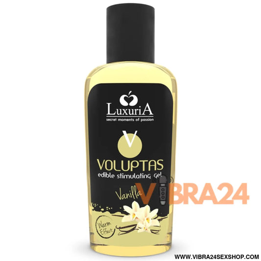 INTIMATELINE LUXURIA - VOLUPTAS GEL DE MASSAGEM COMESTÍVEL EFEITO AQUECEDOR - BAUNILHA 100 ML