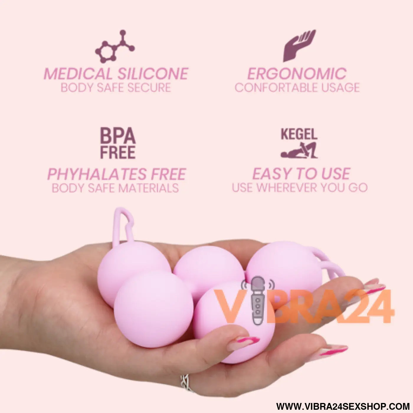 INTIMICHIC - Reabilitação do Assoalho Pélvico para Saúde da Pelve II - VIBRA24 SEXSHOP