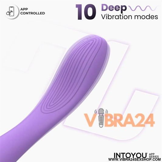 Intoyou APP Series – Neya: Vibrador para Ponto G com Design Curvo e Controlo por Prazer Conectado