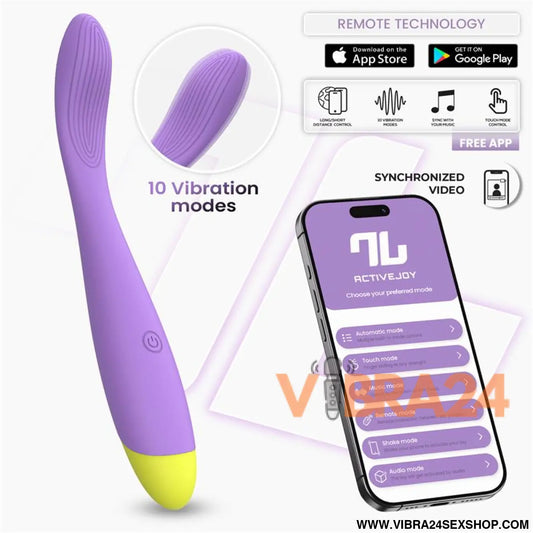 Intoyou APP Series – Neya: Vibrador para Ponto G com Design Curvo e Controlo por Prazer Conectado