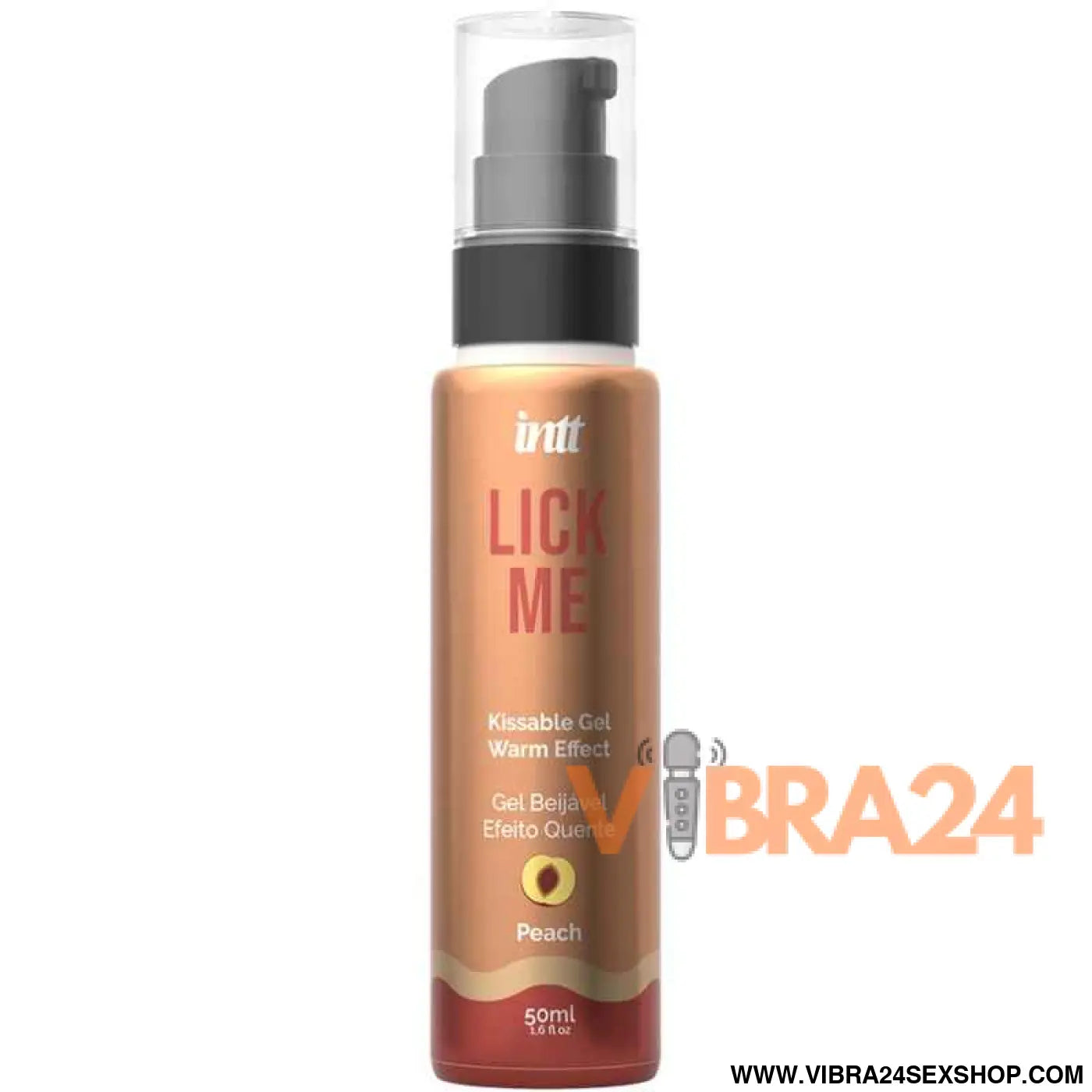 INTT - LICK ME PEACH GEL COMESTÍVEL EFEITO CALOR