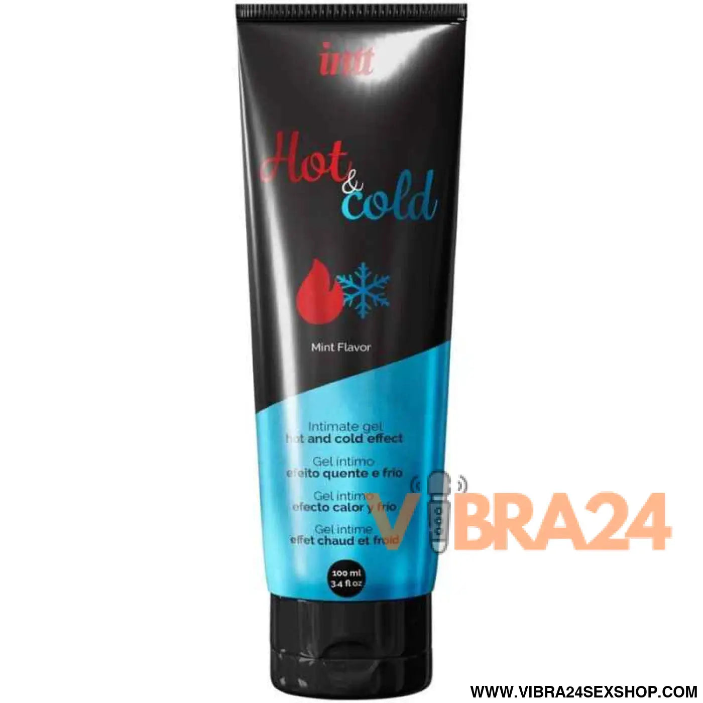 INTT LUBRICANTS - LUBRIFICANTE ÍNTIMO À BASE DE ÁGUA COM EFEITO FRIO E QUENTE