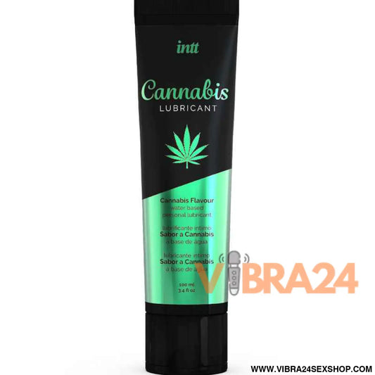INTT LUBRICANTS - LUBRIFICANTE ÍNTIMO À BASE DE ÁGUA COM SABOR CANNABIS