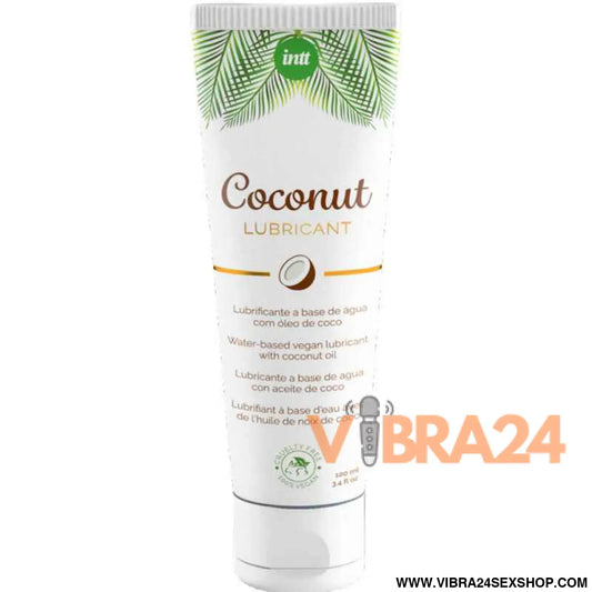 INTT - LUBRIFICANTE VEGANO BASE DE GUA COM INTENSO SABOR COCO