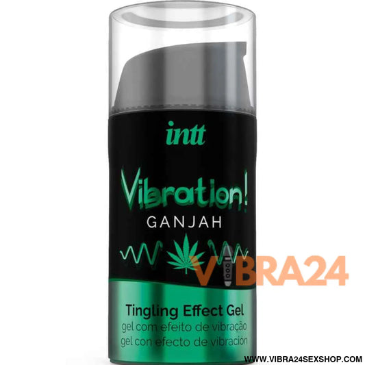 INTT - PODEROSO ESTIMULANTE ÍNTIMO GEL VIBRATÓRIO LÍQUIDO CANNABIS 15ML