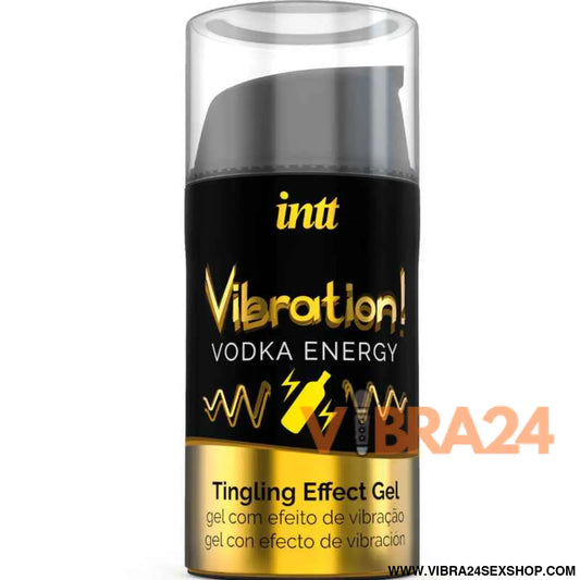 INTT - PODEROSO ESTIMULANTE ÍNTIMO GEL VIBRATÓRIO LÍQUIDO VODKA 15ML