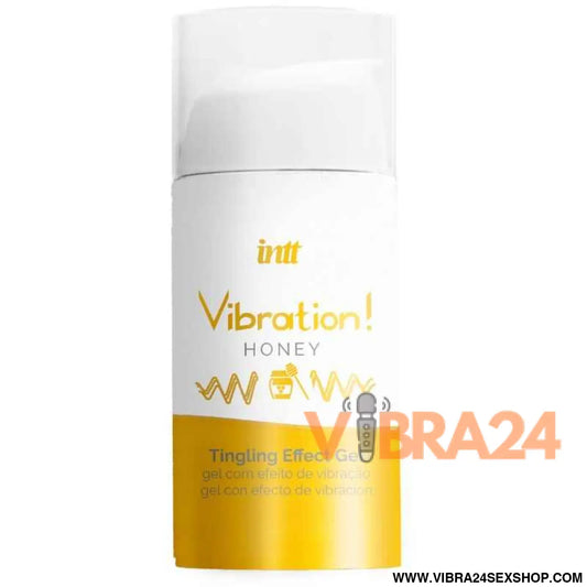 INTT - PODEROSO ESTIMULANTE ÍNTIMO MEL LÍQUIDO GEL VIBRADOR 15 ML